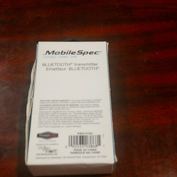 Mobile Spec BLUETOOTH TRANSMITTER NIB - Picture 2 of 2